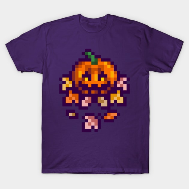 Pixel Jack-O T-Shirt by kylewright